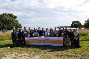 Above: The international delegation during a field trip in Maryland, US, to witness environmental literacy in action.