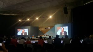 UN Secretary-General Ban Ki-moon addressing the Habitat III Conference in Quito, 17-20 Ocotber 2016