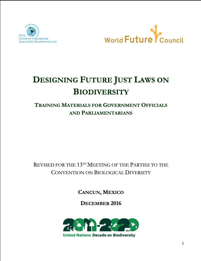 Future Just Biodiversity Laws