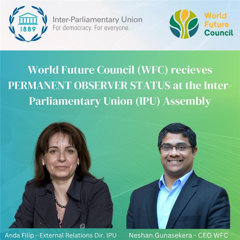 WFC RECIEVES PERMANENT OBSERVER STATUS AT THE INTER-PARLIAMENTARY UNION (3) 1